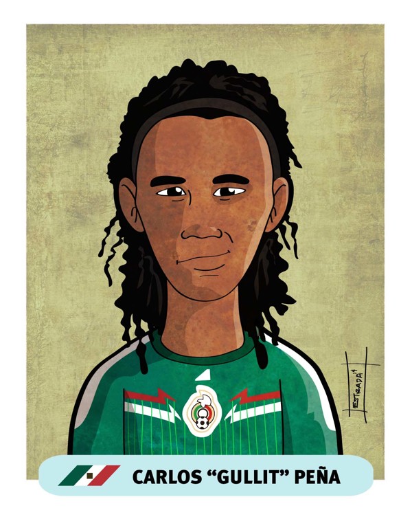 Brazil 2014 World Cup Stars by Mike Estrada in World Cup 2014: Showcase of Creative Posters and Illustrations
