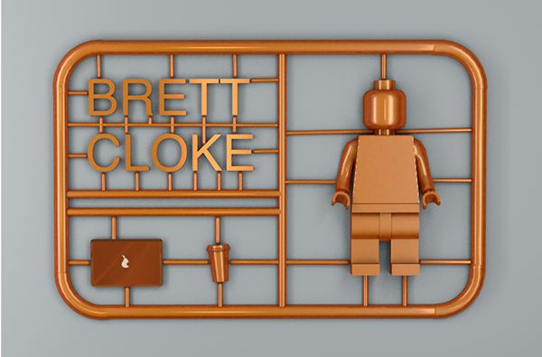 Brett Cloke Identity in 35+ Creative Business Cards