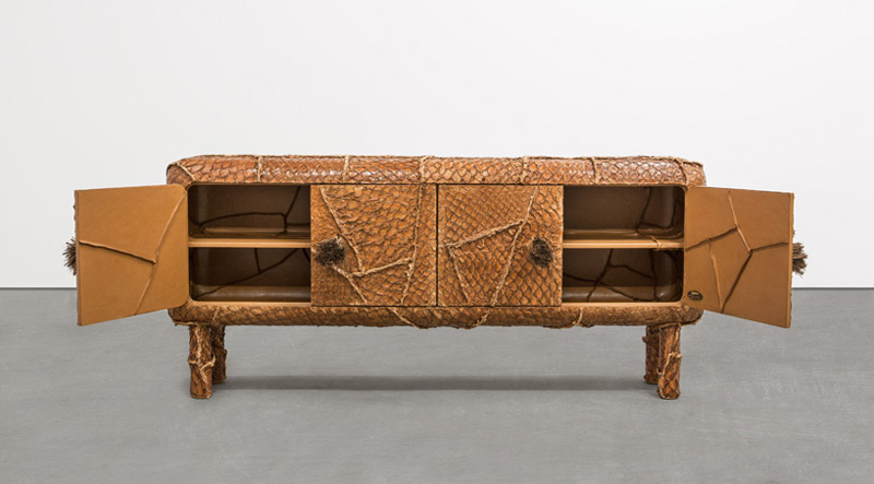 Pirarucu buffet by umberto & fernando campana in Creative Furniture Collection for June 2014