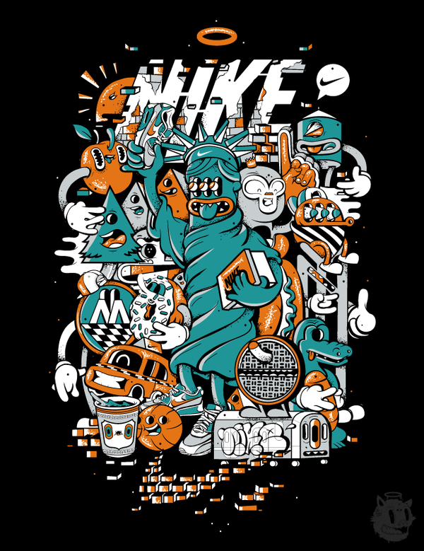 NIKE x DXTR / Spring-Summer 2012 in Surreal Illustrations by DXTR