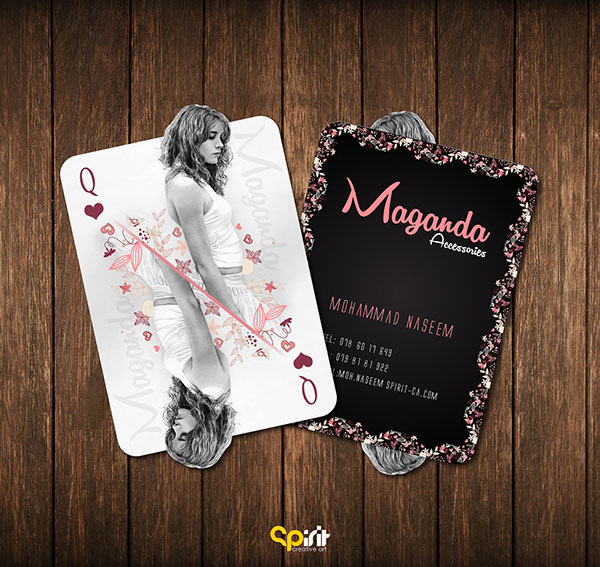 Maganda Card by Mohammad Naseem in 35+ Creative Business Cards