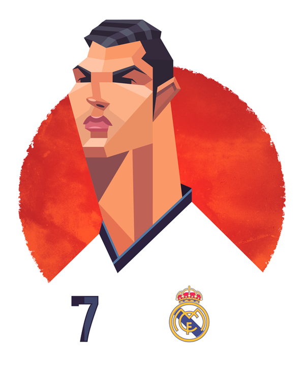 Modern Legends by Daniel Nyari in World Cup 2014: Showcase of Creative Posters and Illustrations