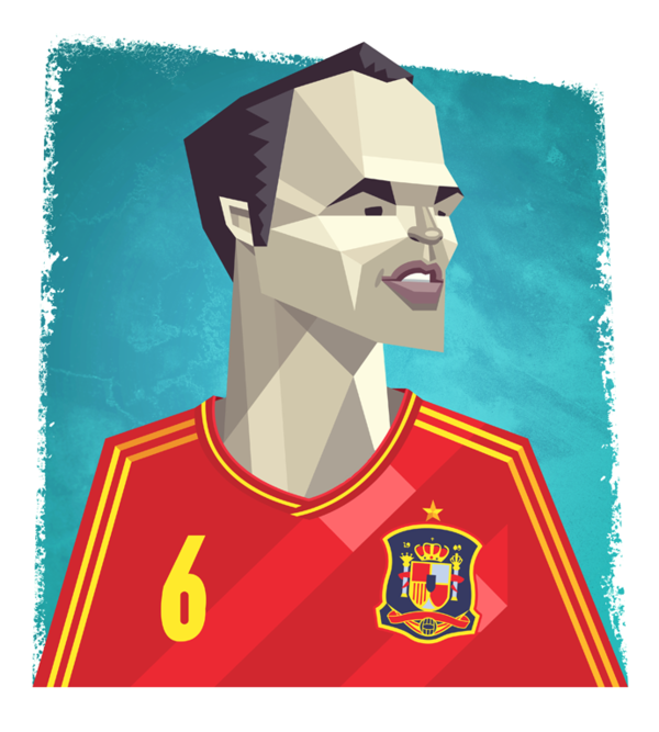 Modern Legends by Daniel Nyari in World Cup 2014: Showcase of Creative Posters and Illustrations