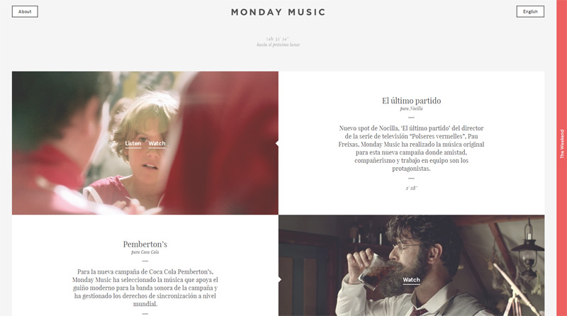Monday Music in Web Design Inspiration: Swiss Style 