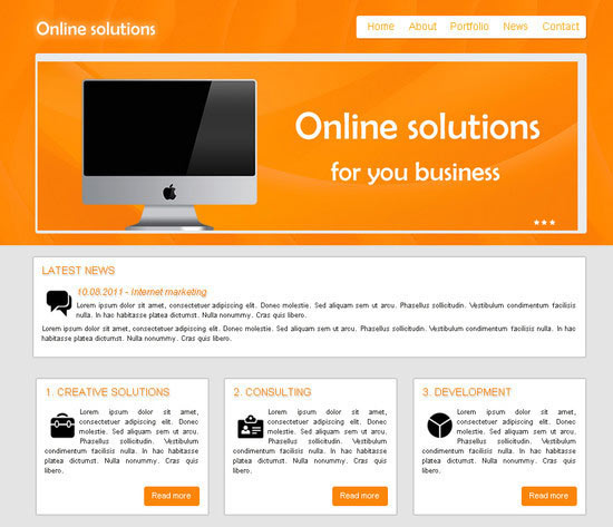 Online Solutions HTML5 and CSS3 Template