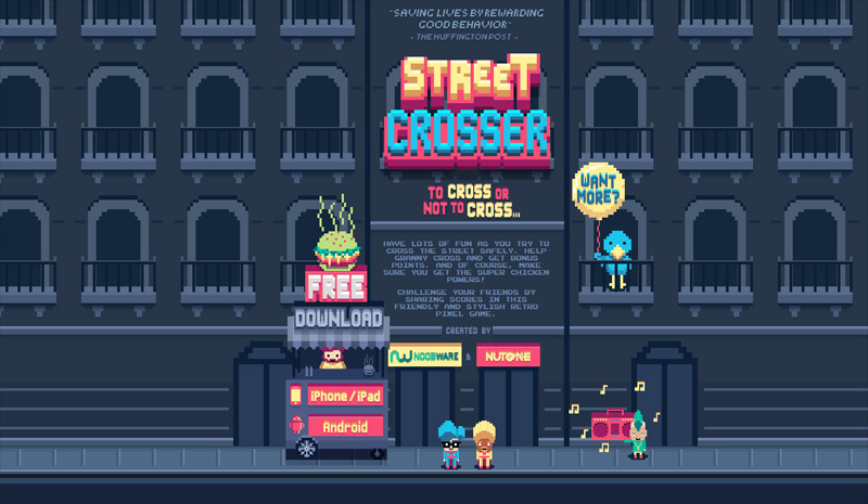 Street Crosser in Web Design Inspirational Cocktail #92