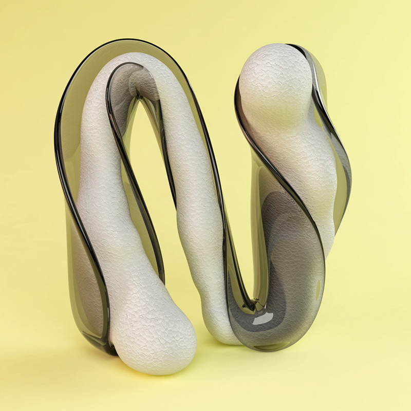 The Sculpted Alphabet by FOREAL in 60+ Examples of Creative Typography