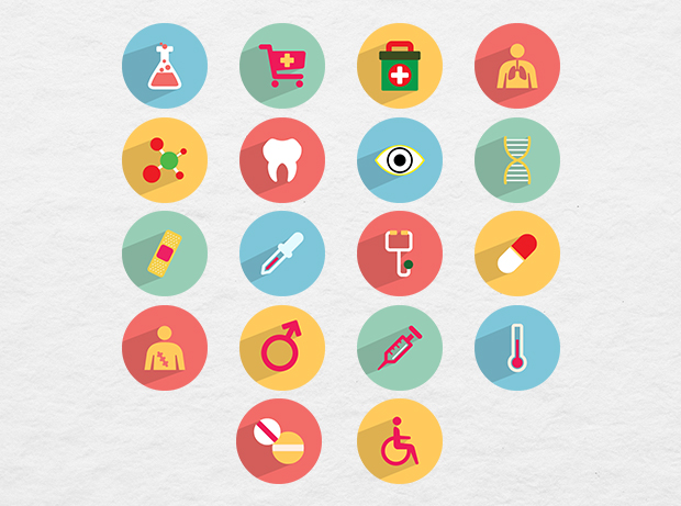 36 Free Medical and Health Icons by Ferman Aziz in 38 Fresh and Modern Icon Sets