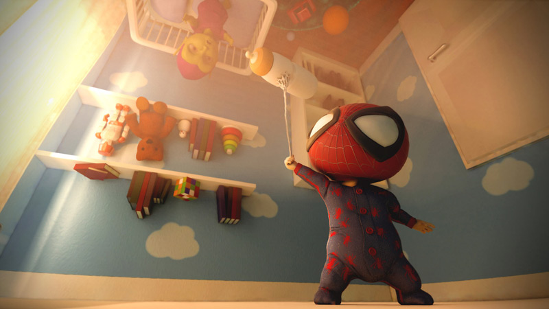 Baby Spiderman, danifrau87 在令人印象深刻的CG人物3D效果图欣赏中