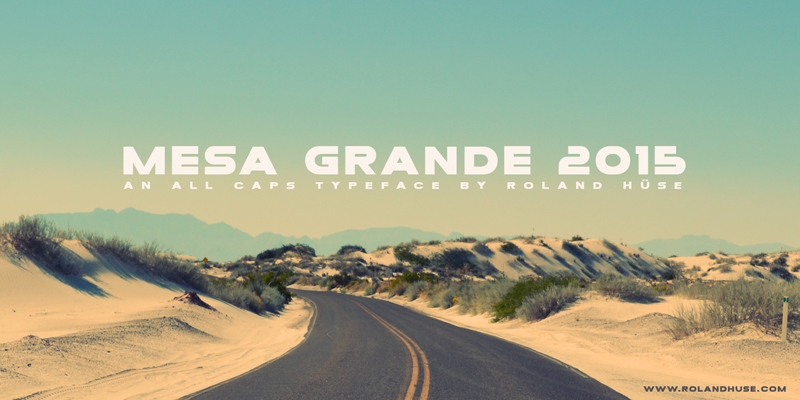 Mesa Grande Free Font by Runes & Fonts in 25 Fresh and Free Fonts for July 2014