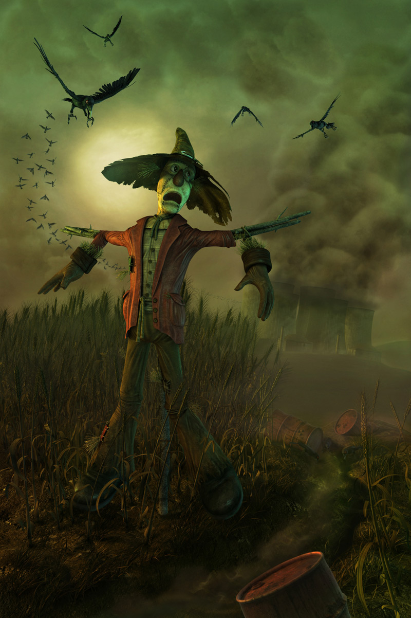 Scarecrow, Darko Hanzic 在令人印象深刻的CG人物3D效果图欣赏中