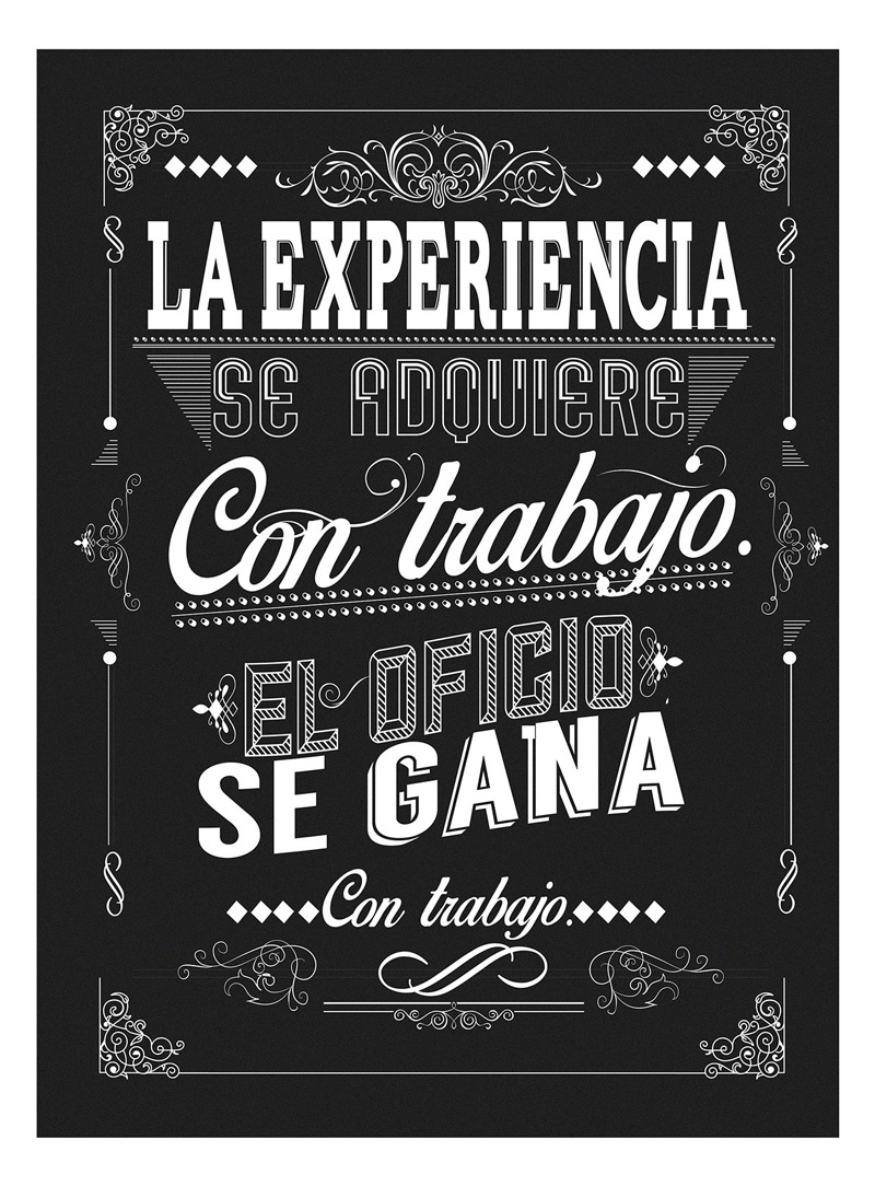 Art Work Typography by Nicolás Carvajal Vera in 60+ Examples of Creative Typography