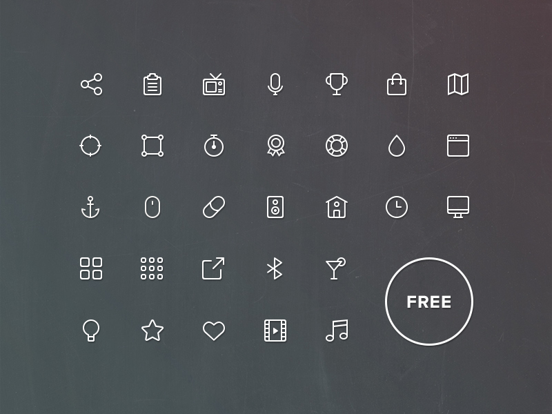 Buddha Line Icons Complete by PixelBuddha in 38 Fresh and Modern Icon Sets