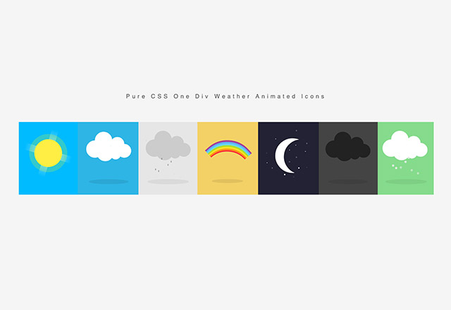 css-weather-icons-animated