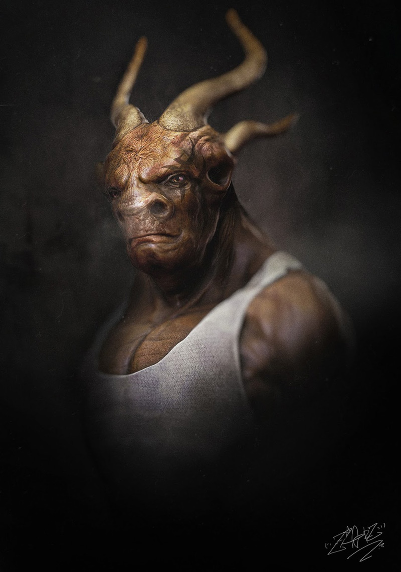 Bull, Callen Michael Desmond 在令人印象深刻的CG人物3D效果图欣赏中