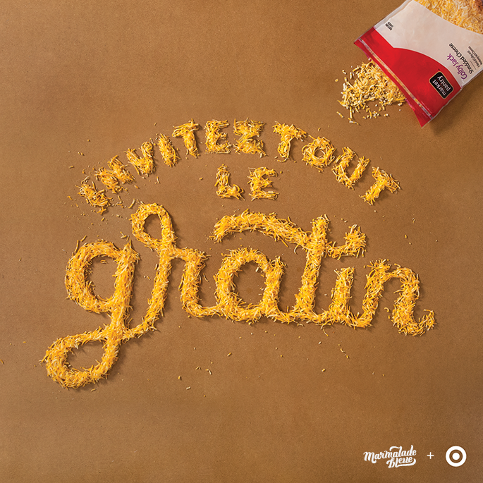 Food for Thought Social Media Campaign by Danielle Evans in 60+ Examples of Creative Typography
