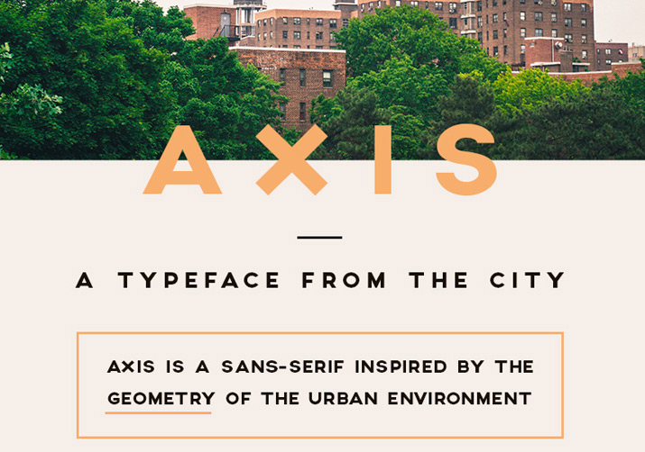 AXIS Free Typeface by Jean M. Wojciechowski in 25 Fresh and Free Fonts for July 2014