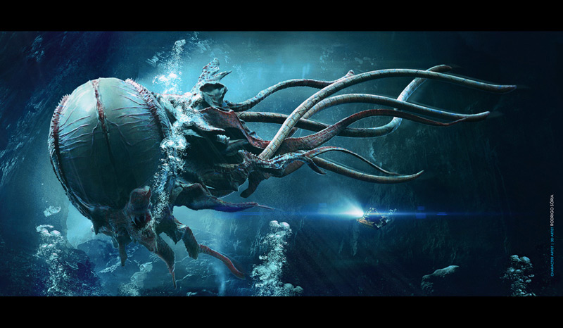 Kaiju, Rodrigo Rodrigo Soria 在令人印象深刻的CG人物3D效果图欣赏中