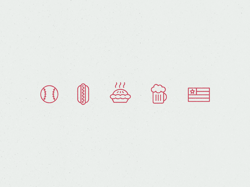 Mericana free icon set by Arielle Weiler in 38 Fresh and Modern Icon Sets