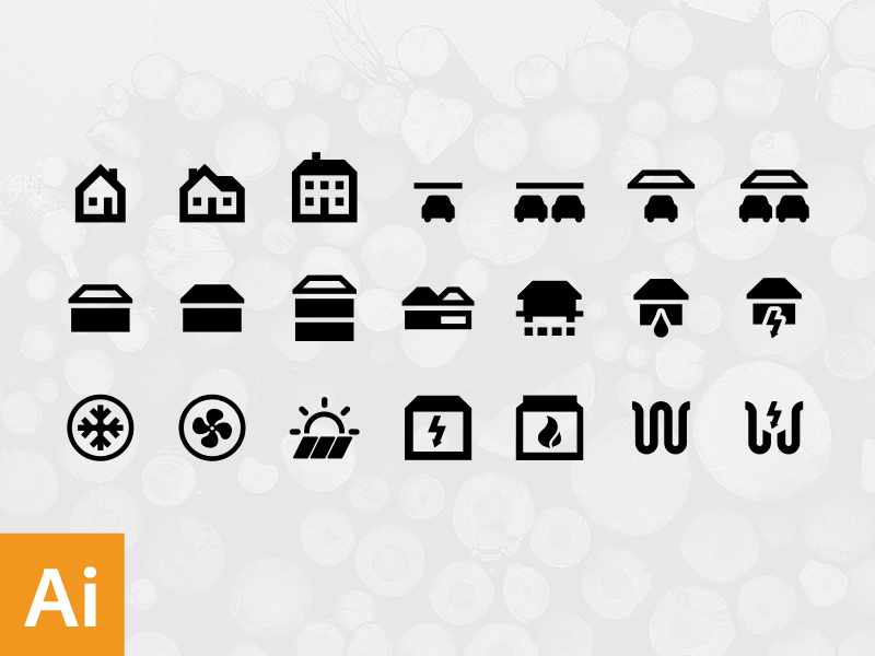 House structure free icons by Michal Kulesza in 38 Fresh and Modern Icon Sets