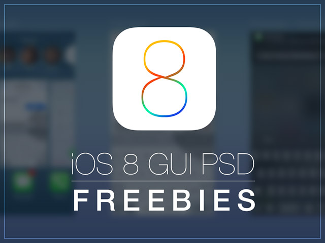 iOS8 GUI源文件PSD下载