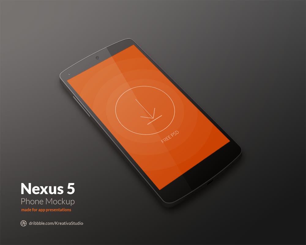 Android5.0L-psd界面工具包+Nexus5展示模型下载