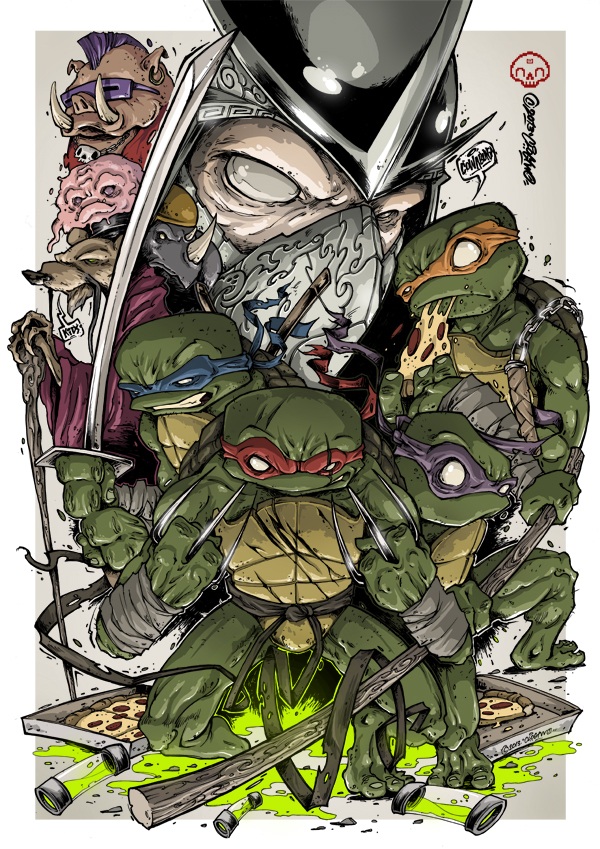 Splinter's Clan by Clog Two in 忍者神龟插画艺术品展示