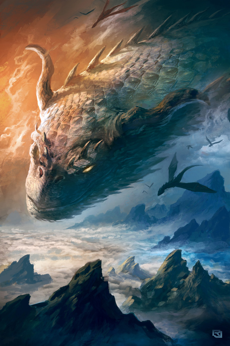 Flight of Dragons, Rob Joseph in2014年8月的奇幻人物角色设定插画案例欣赏