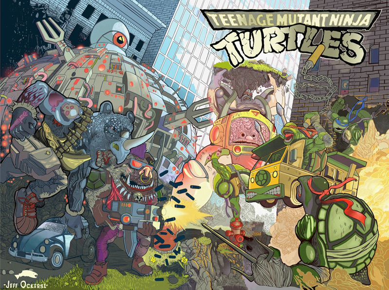 Turtle power! by Jeff Ockerse in 忍者神龟插画艺术品展示