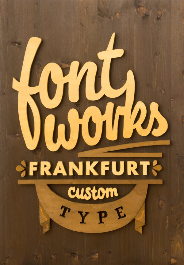Lumber Type #1 by Paul Valentiner in  60个很棒的手工制作的字体设计欣赏