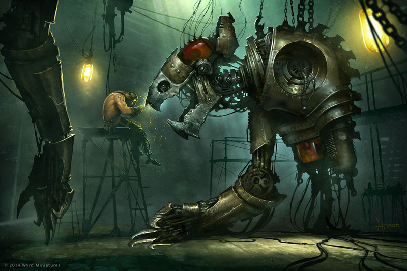 Steampunk Construct, Hardy Fowler in2014年8月的奇幻人物角色设定插画案例欣赏