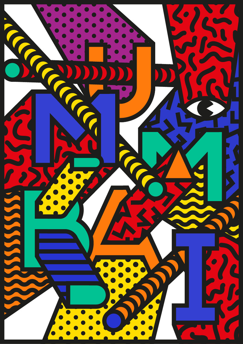 Mumbay by Marco Oggian in 2014年8月的字体创意设计案例欣赏