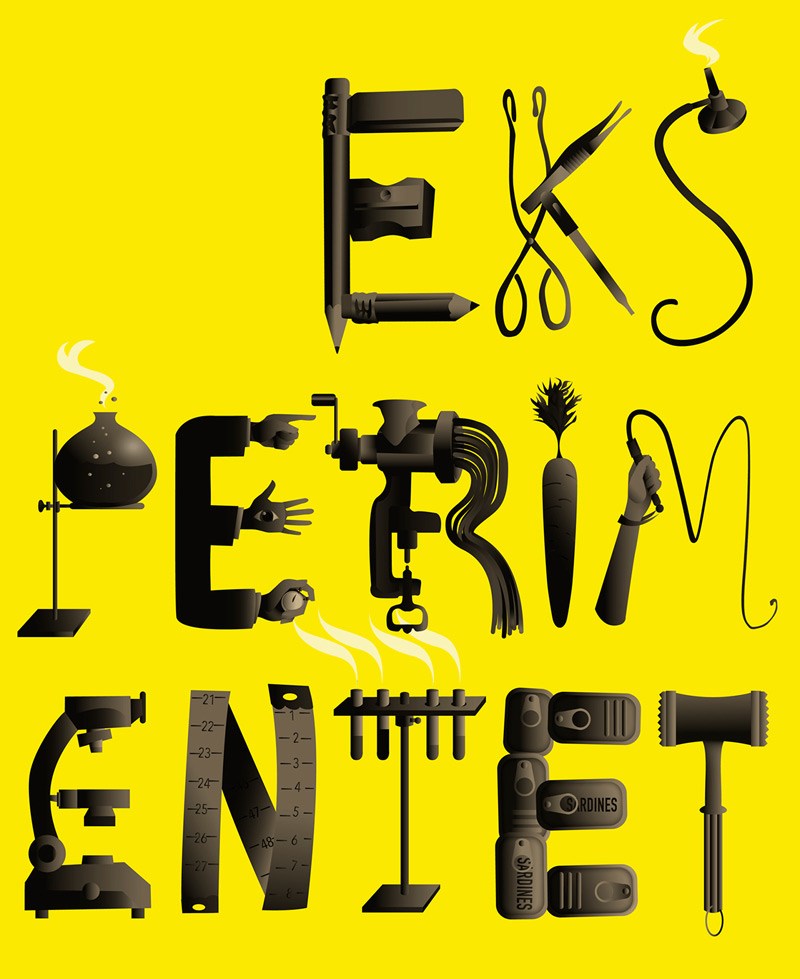 Cover illustration / Copenhagen university by Mikkel Henssel in 2014年8月的字体创意设计案例欣赏