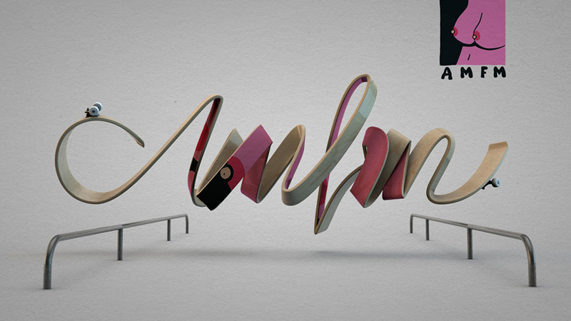 Typography by Sean Dove in 2014年8月的字体创意设计案例欣赏