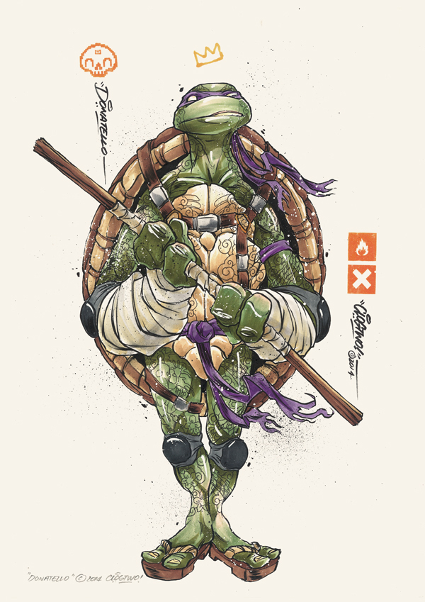 Ninjas by Clog Two in 忍者神龟插画艺术品展示