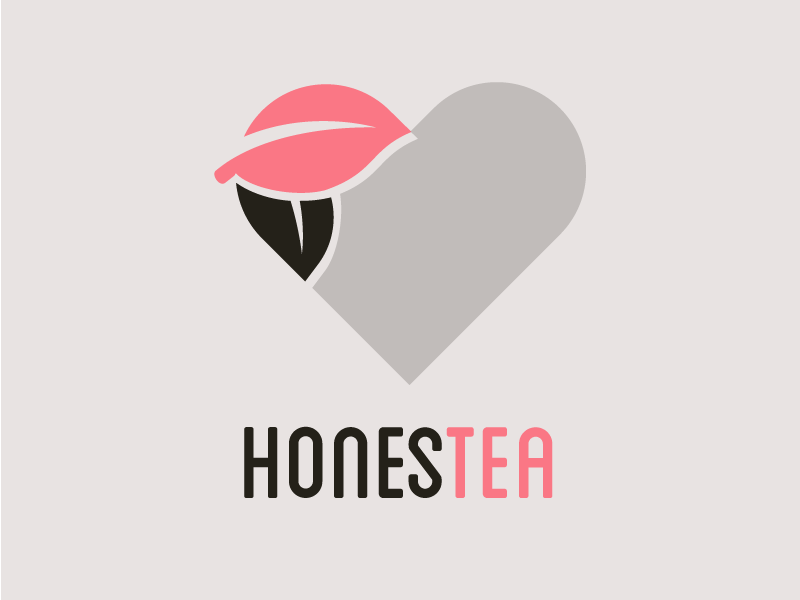 Honestea by Lisa Maria Gringl in 25个能给你带来灵感的扁平化LOGO设计欣赏