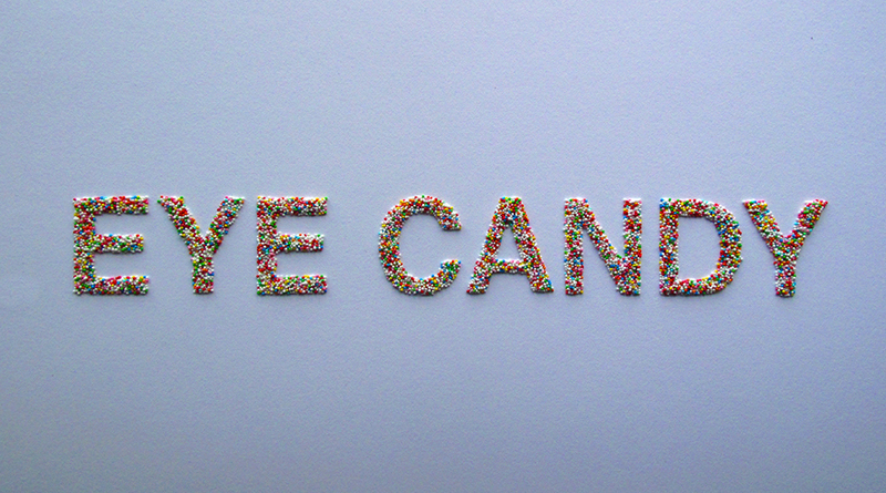 Eye Candy by Patrick Simons in  60个很棒的手工制作的字体设计欣赏