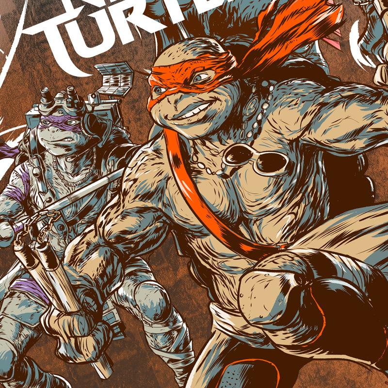Teenage Mutant Ninja Turtles - Legend of the Yokai by Aurelio Lorenzo in 忍者神龟插画艺术品展示