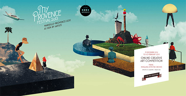 MyProvidence Festival in 40个用鼠标滚轮控制的滚动视差网页设计欣赏