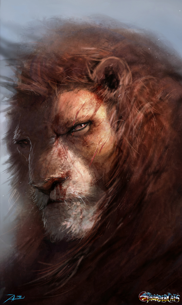 Lion-o, Adnan Ali in2014年8月的奇幻人物角色设定插画案例欣赏