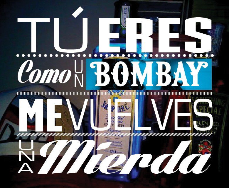 Bombay life by Marlon Rodriguez in 2014年8月的字体创意设计案例欣赏