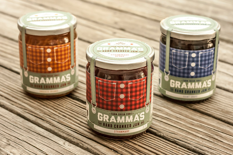 Gramma's Hand Cranked Jam by Ben Loht in2014年8月最新的包装设计灵感欣赏
