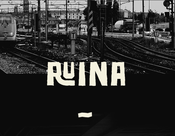 Ruina Free Font by Felipe Estay Miller in20个2014年8月出炉的免费又新鲜的字体套装下载