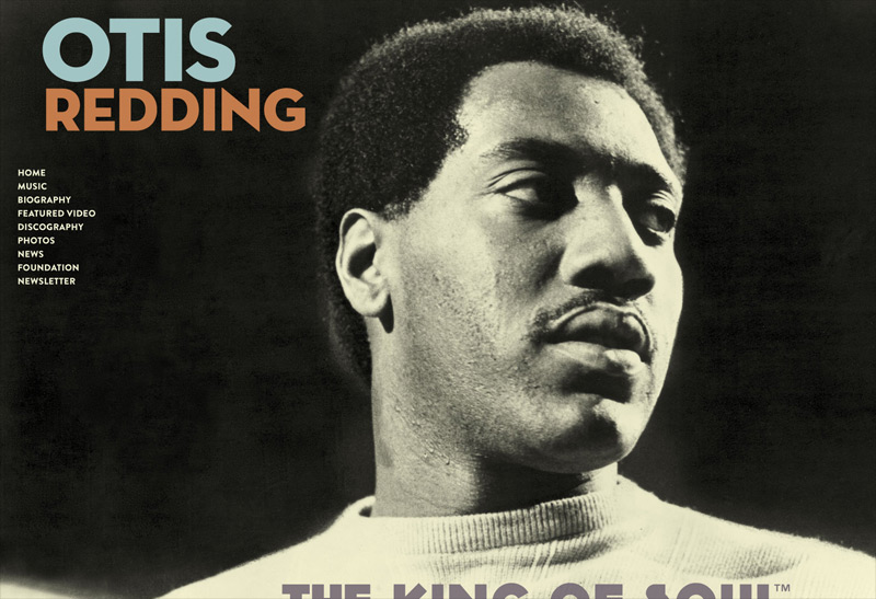 Otis Redding in 30个深色又大气的高品质网页设计灵感