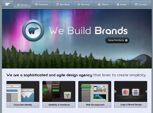 Studio 7 Designs Web & Mobile Logo Developer Layout