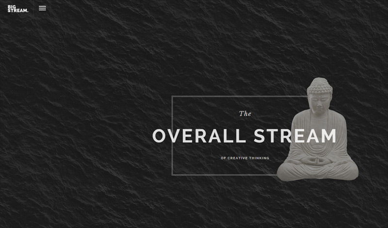 BigStream in 30个深色又大气的高品质网页设计灵感