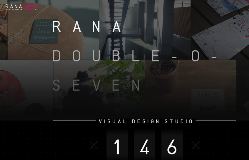 RANA007 in 30个深色又大气的高品质网页设计灵感