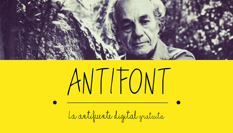 Antifont by Pablo Sepulveda in 2014年几月必备的17个免费设计字体下载 