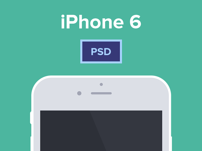 iPhone 6 & 6 Plus Free PSD Mockup by Panagiotis Efthymiou in 35个新鲜的iPhone6展示模型PSD下载