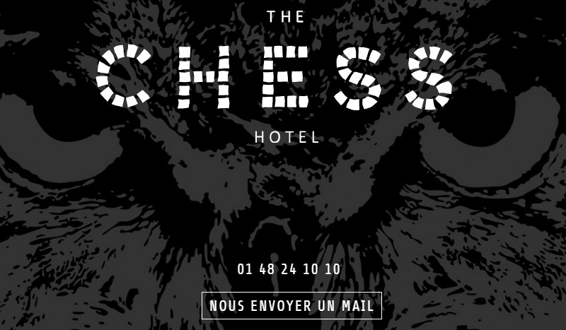 The Chess Hotel in 30个新的用粗字体和大字体设计的网站欣赏